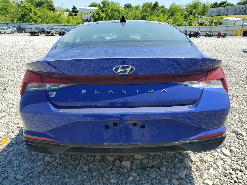 2022 Hyundai Elantra VIN KMHLM4AG2NU271724 COPART salvage auction — FRONT END, Oh - Cert Of Title-Salvage, sold $3,500 on 2026-07-17 (photo 6)