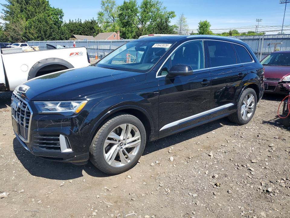 2021 Audi Q7 VIN WA1LXAF75MD013614 COPART salvage auction — VANDALISM, Md - Cert Of Salvage > 75% Damage, sold $700 on 2026-08-24 (photo 1)