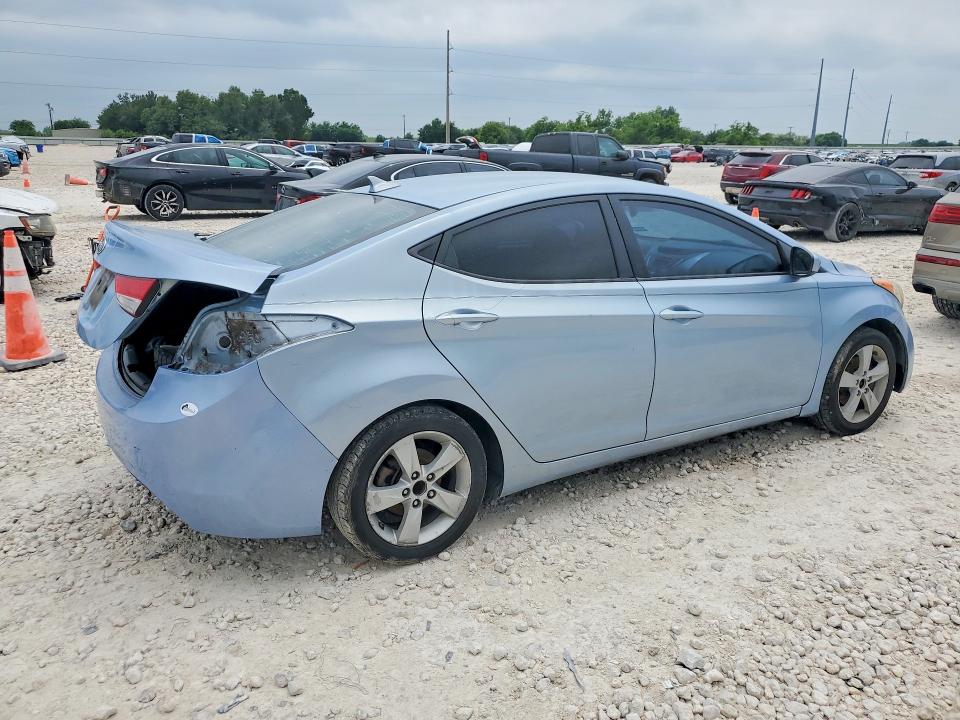 2013 Hyundai VIN KMHDH4AE2DU641849 COPART salvage auction — SIDE, Tx - Salvage Vehicle Title, sold $525 on 2026-07-09 (photo 3)