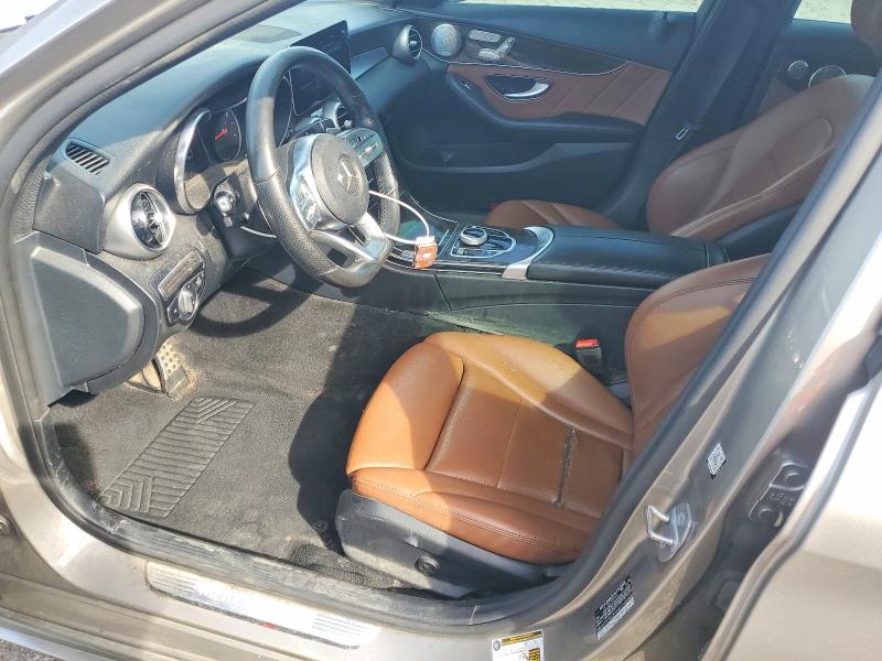 2019 Mercedes-benz C-klasse VIN WDDWF8DB4KR484620 COPART salvage auction — FRONT END, TN - SALVAGE CERTIFICATE, sold $8,500 on 2026-07-09 (photo 7)