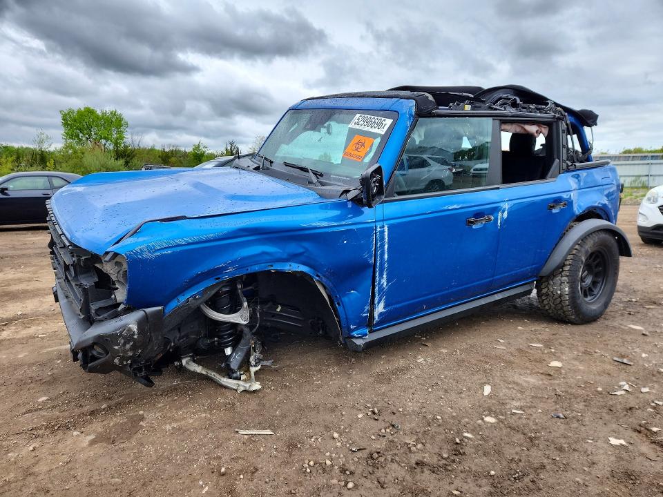 2023 Ford Bronco VIN 1FMDE5BH4PLB05292 COPART salvage auction — ROLLOVER, Az - Cert Of Title - Salvage, sold $6,600 on 2026-07-02 (photo 1)