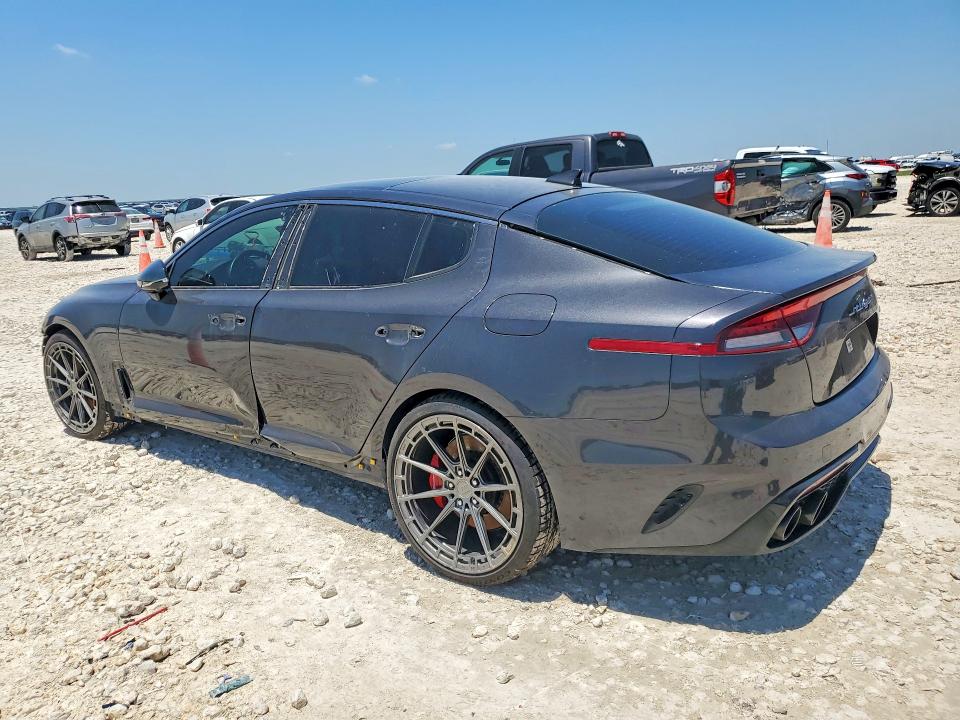 2022 Kia Stinger VIN KNAE55LC5N6109310 COPART salvage auction — FRONT END, Tx - Salvage Vehicle Title, sold $8,600 on 2026-07-02 (photo 2)