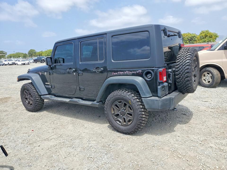 2017 Jeep Wrangler / VIN 1C4BJWDG7HL503230 COPART salvage auction — FRONT END, Ca - Salvage Certificate, sold $6,300 on 2026-07-02 (photo 2)