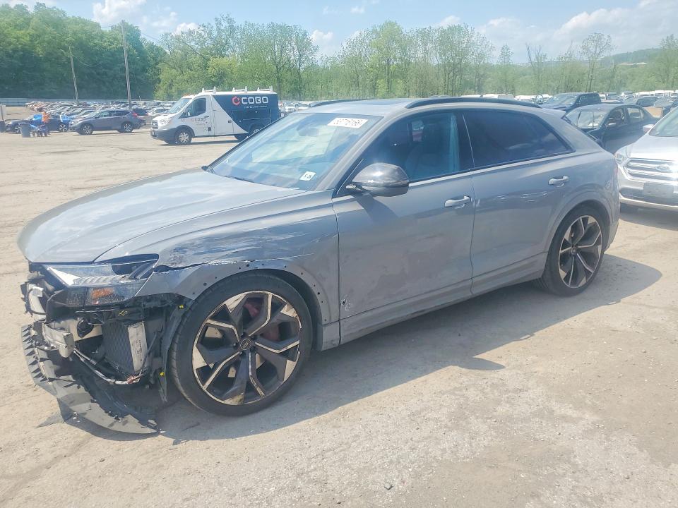 2023 Audi Rs q8 VIN WU1ARBF15PD025505 COPART salvage auction — FRONT END, Ny - Mv-907A Salvage Certificate, sold $60,500 on 2026-07-07 (photo 1)