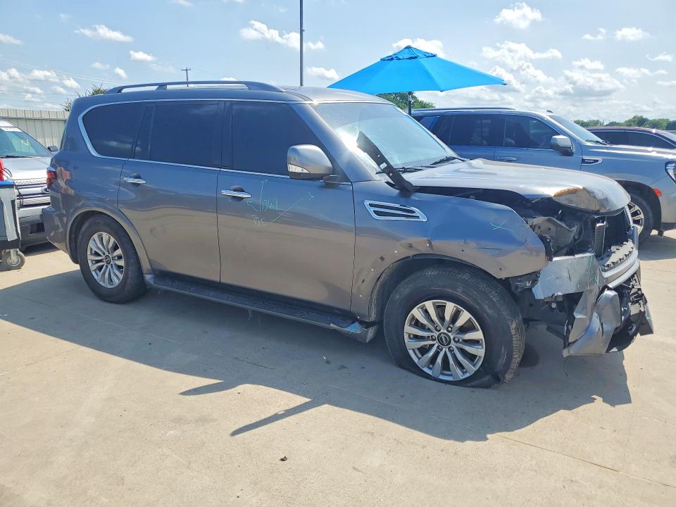 2023 Nissan Armada VIN JN8AY2AC9P9181711 COPART salvage auction — FRONT END, Tx - Salvage Vehicle Title, sold $10,500 on 2026-07-20 (photo 4)