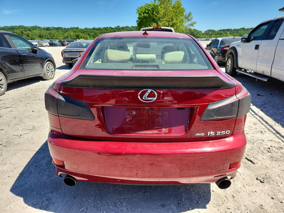 2011 Lexus Is VIN JTHCF5C22B5049677 COPART salvage auction — HAIL, Il - Salvage Certificate, sold $1,250 on 2026-07-27 (photo 6)