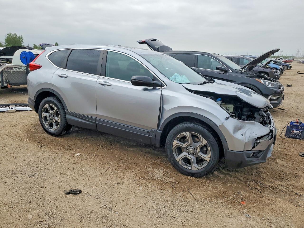 2019 Honda CR-V VIN 5J6RW2H89KL030685 COPART salvage auction — Front End, IL - SALVAGE CERTIFICATE, sold $4,300 on 2026-07-02 (photo 4)