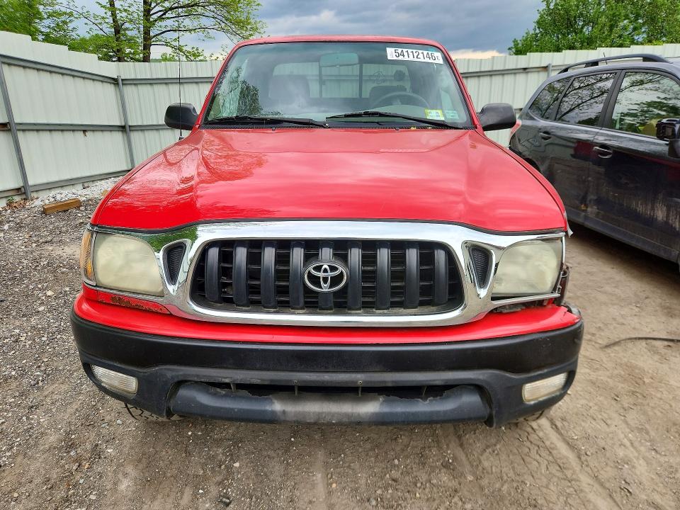 2002 Toyota Tacoma VIN 5TEWM72N02Z059858 COPART salvage auction — FRONT END, Vt - Cert Of Title-Salvage Vehicle, sold $675 on 2026-07-06 (photo 5)