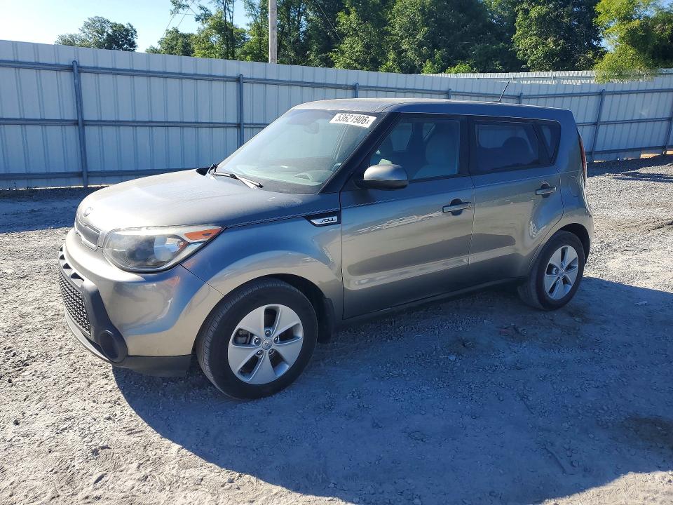 2016 Kia Soul VIN KNDJN2A25G7356298 COPART salvage auction — REAR END, Nc - Salvage Certificate Of Title, sold $1,600 on 2026-07-15 (photo 1)