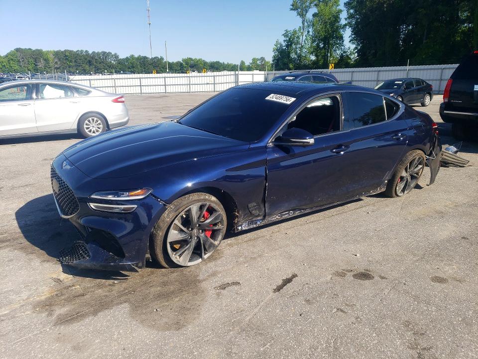 2023 Genesis VIN KMTG54TE3PU115145 COPART salvage auction — FRONT END, Nc - Salvage Certificate Of Title, sold $275 on 2026-07-28 (photo 1)