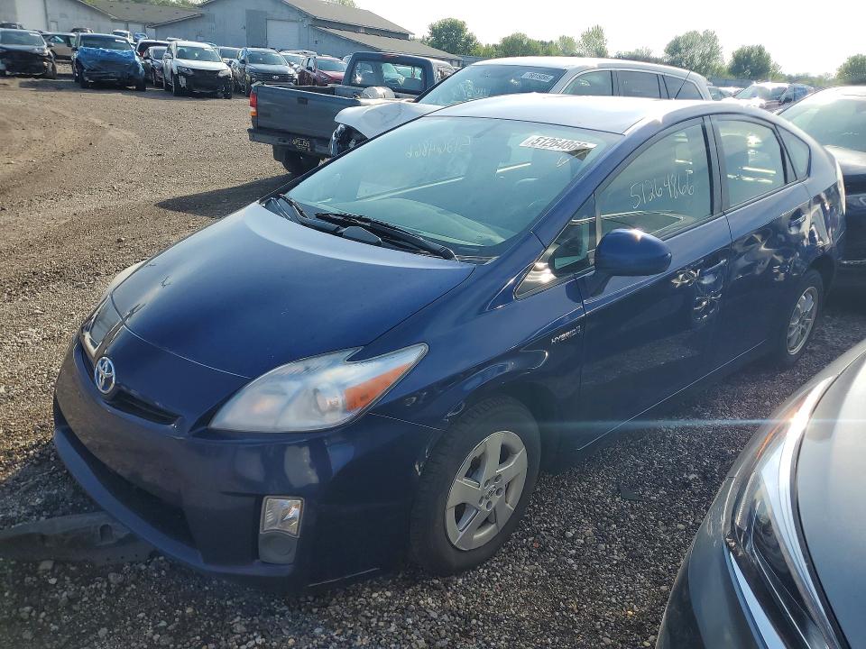 2011 Toyota Prius VIN JTDKN3DU4B1431284 COPART salvage auction — FRONT END, MI - CERTIFICATE OF TITLE, sold $250 on 2026-07-22 (photo 1)