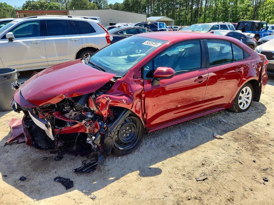 2025 Toyota Corolla VIN 5YFB4MDE6SP340112 COPART salvage auction — FRONT END, Pa - Certificate Of Salvage, sold $2,950 on 2026-07-14 (photo 1)