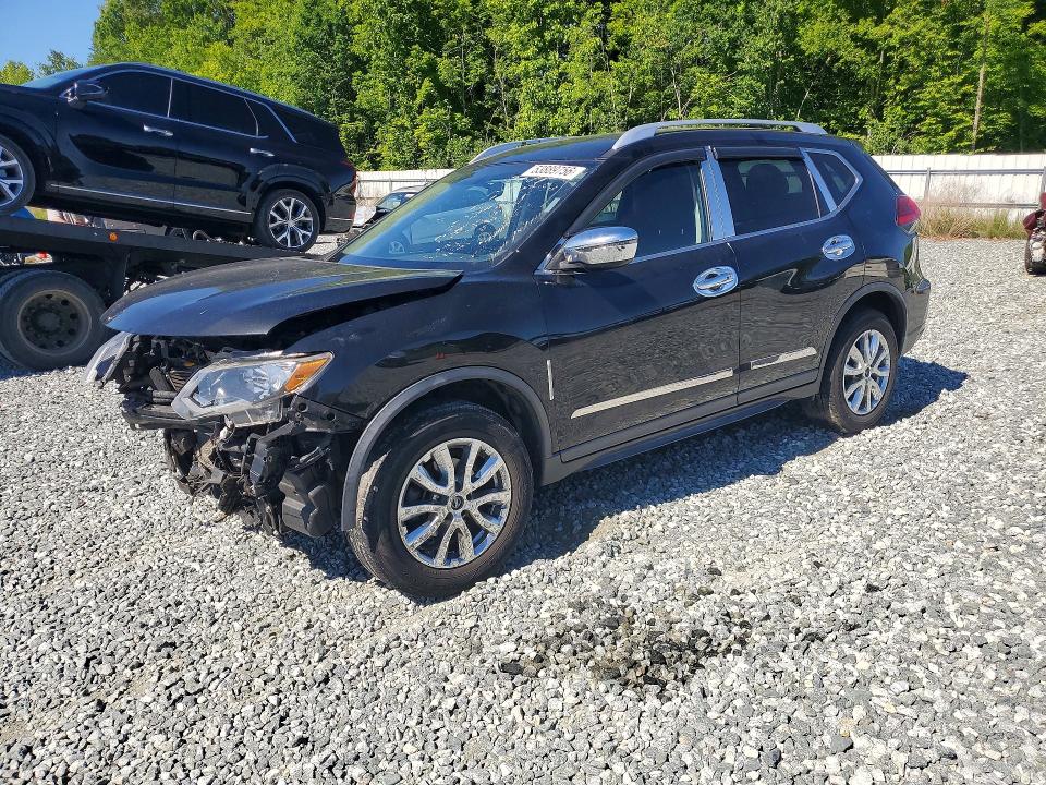 2017 Nissan Rogue VIN KNMAT2MV5HP543327 COPART salvage auction — FRONT END, Nc - Salvage Certificate Of Title, sold $950 on 2026-07-15 (photo 1)