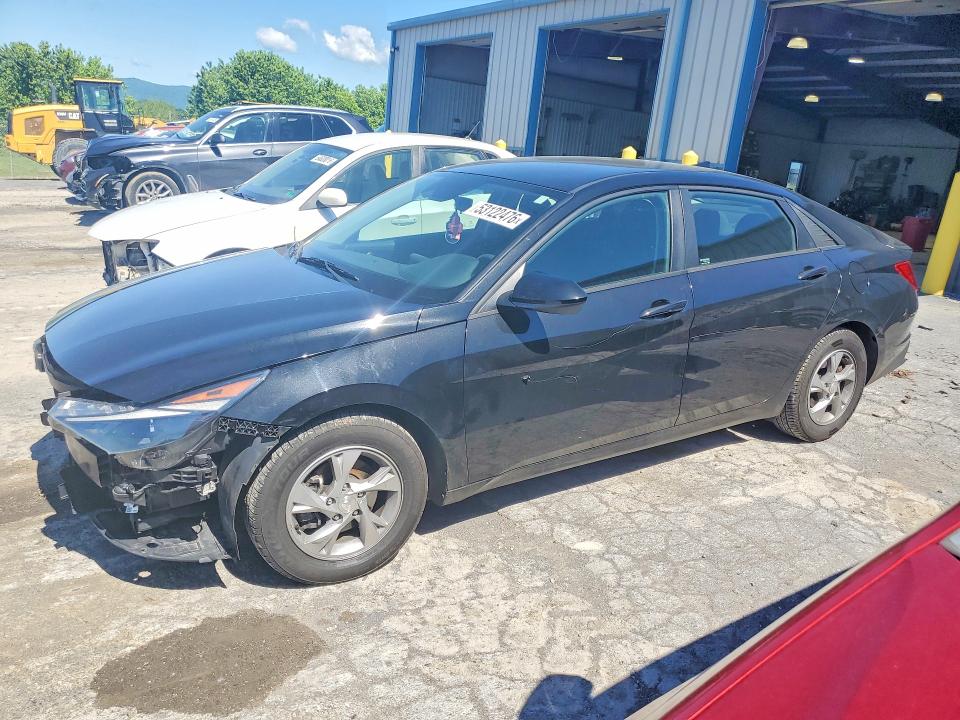 2021 Hyundai Elantra VIN 5NPLL4AGXMH016075 COPART salvage auction — FRONT END, Pa - Cert Of Title, sold $1,200 on 2026-07-24 (photo 1)
