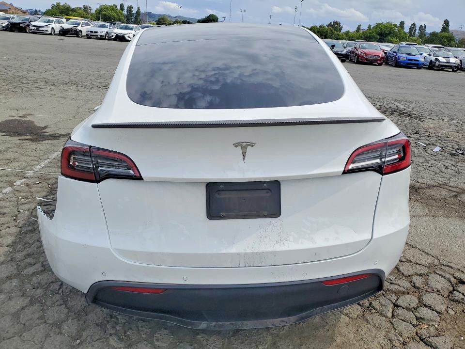 2021 Tesla Model y VIN 5YJYGDEE5MF151868 COPART salvage auction — FRONT END, Ca - Salvage Certificate, sold $4,200 on 2026-07-24 (photo 6)