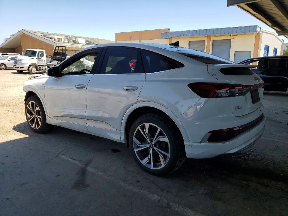2023 Audi Q4 e-tron VIN WA132BFZ3PP076882 COPART salvage auction — FRONT END, Id - Salvage Certificate Of Title, sold $13,400 on 2026-08-11 (photo 2)