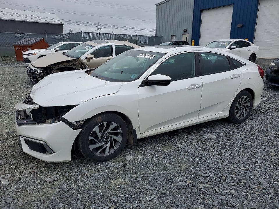 2020 Honda Civic VIN 2HGFC2F74LH019105 COPART salvage auction — FRONT END, Ns - Salvage Title, sold $3,050 on 2026-07-02 (photo 1)