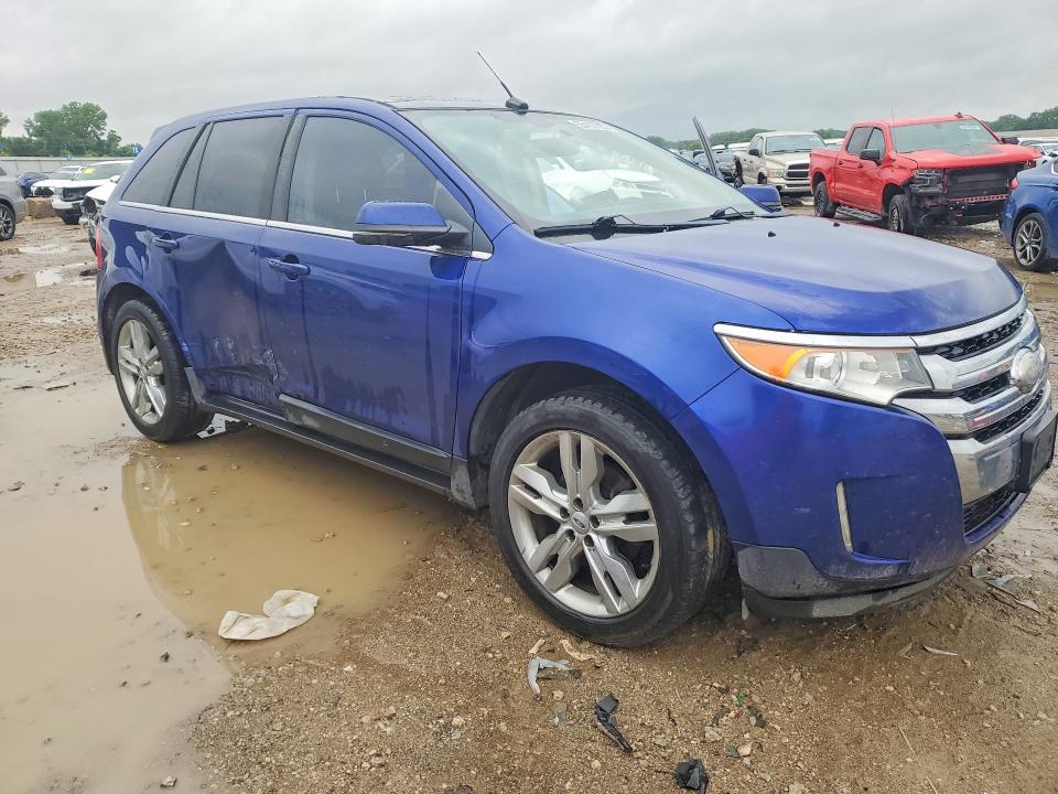 2013 Ford Edge VIN 2FMDK3K9XDBA04887 COPART salvage auction — SIDE, Ks - Cert Of Title-Salvage, sold $1,050 on 2026-07-09 (photo 4)