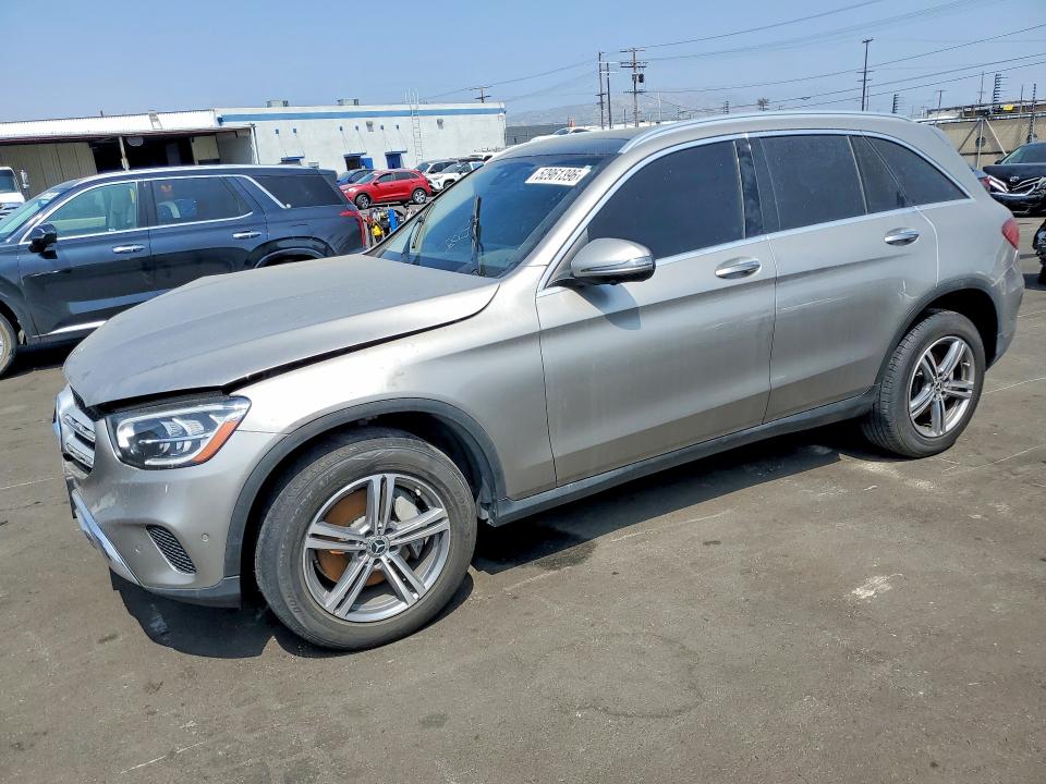 2021 Mercedes-benz Glc VIN W1N0G8DB0MV267873 COPART salvage auction — FRONT END, Ca - Salvage Certificate, sold $4,350 on 2026-07-08 (photo 1)