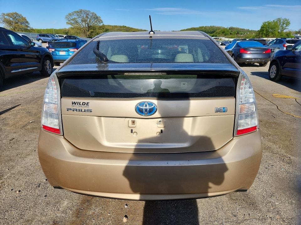 2010 Toyota Prius VIN JTDKN3DU5A1009233 COPART salvage auction — FRONT END, Wi - Junked Vehicle Bill Of Sale, sold $525 on 2026-07-07 (photo 6)