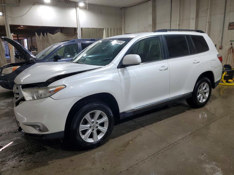 2011 Toyota Highlander VIN 5TDBK3EH6BS055765 COPART salvage auction — FRONT END, Ga - Cert Of Title-Salvage, sold $1,700 on 2026-07-07 (photo 1)