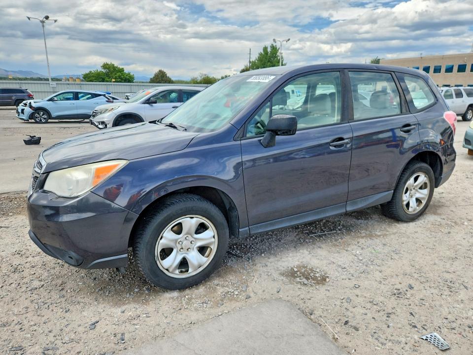 2014 Subaru Forester VIN JF2SJAAC7EH515706 COPART salvage auction — FRONT END, Co - Certificate Of Title, sold $2,000 on 2026-07-27 (photo 1)