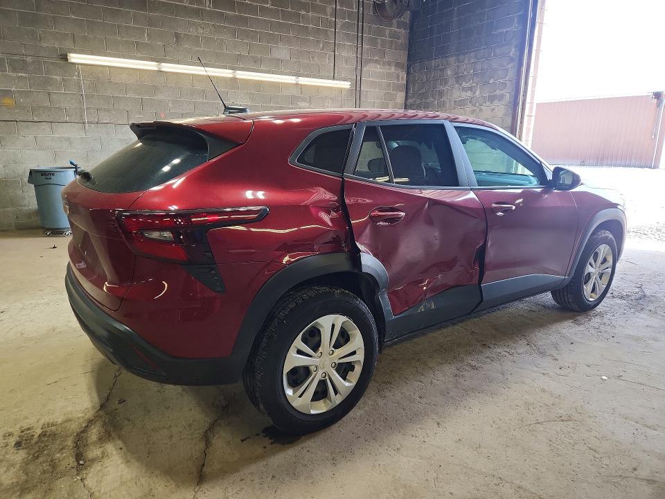 2024 Chevrolet Trax VIN KL77LFE2XRC077096 COPART salvage auction — SIDE, Ny - Mv-907A Salvage Certificate, sold $4,750 on 2026-07-06 (photo 3)