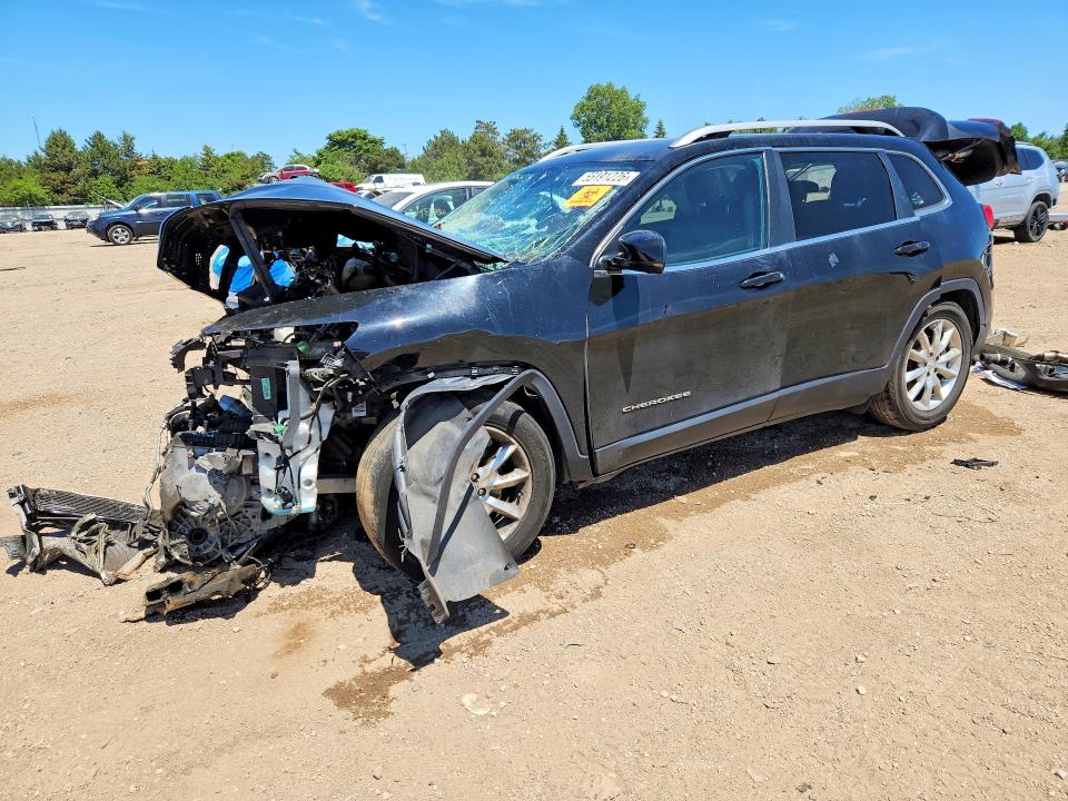 2017 Jeep Cherokee VIN 1C4PJMDB3HW645300 COPART salvage auction — FRONT END, Il - Salvage Certificate, sold $475 on 2026-07-09 (photo 1)