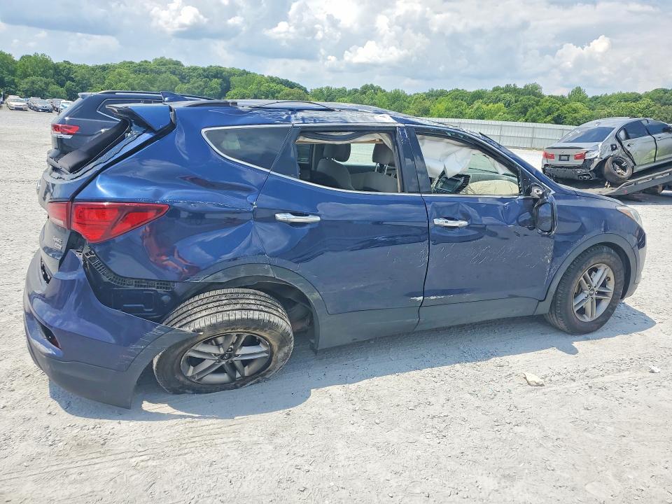 2018 Hyundai Santa fe VIN 5XYZUDLB6JG537550 COPART salvage auction — BURN, Nc - Salvage Certificate Of Title, sold $1,150 on 2026-07-08 (photo 3)