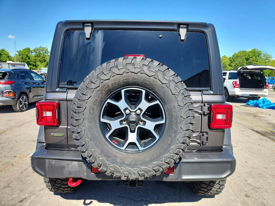 2022 Jeep Wrangler unlimited VIN 1C4JJXFMXNW258857 COPART salvage auction — SIDE, Ky - Cert Of Title-Salvage, sold $14,200 on 2026-07-22 (photo 6)