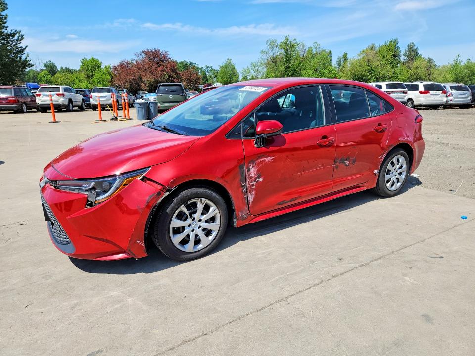 2020 Toyota Corolla VIN 5YFEPRAE5LP139051 COPART salvage auction — FRONT END, Or - Salvage Title Certificate, sold $150 on 2026-07-27 (photo 1)