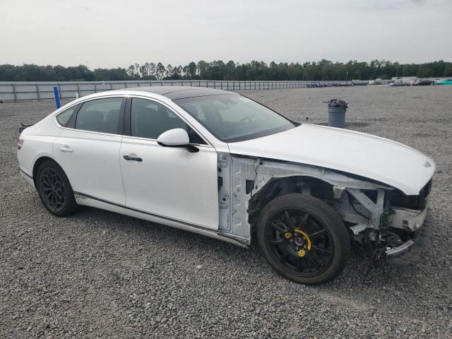 2021 Genesis G80 VIN KMTGB4SC4MU077851 COPART salvage auction — SIDE, Fl - Certificate Of Destruction, sold $6,900 on 2026-07-10 (photo 4)