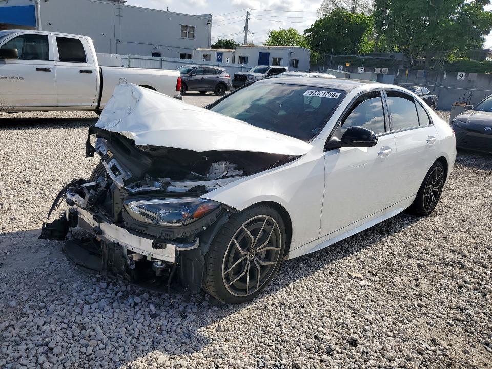 2023 Mercedes-benz C-klasse VIN W1KAF4GBXPR085670 COPART salvage auction — FRONT END, Il - Salvage Certificate, sold $15 on 2026-07-24 (photo 1)