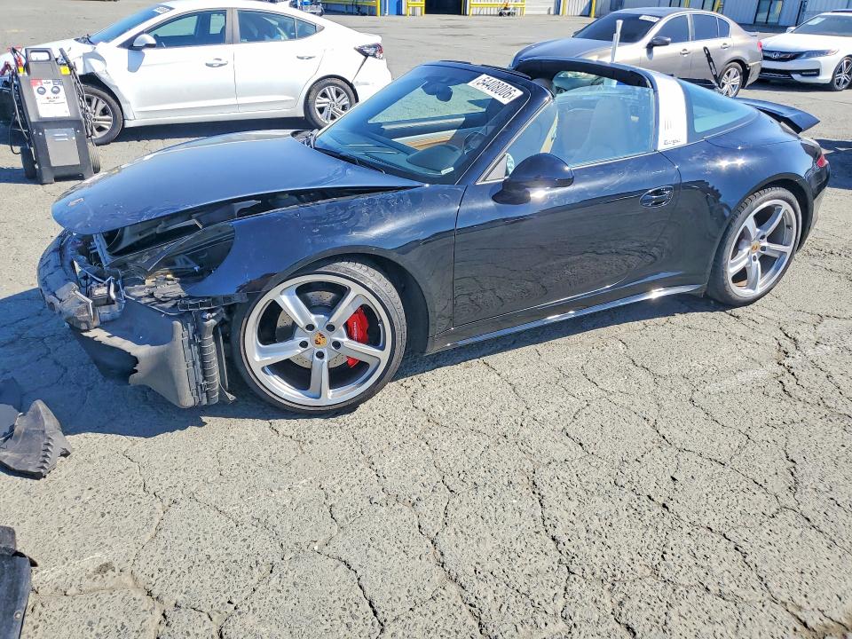 2016 Porsche 911 VIN WP0BB2A90GS136266 COPART salvage auction — FRONT END, CA - SALVAGE CERTIFICATE, sold $50,500 on 2026-07-31 (photo 1)