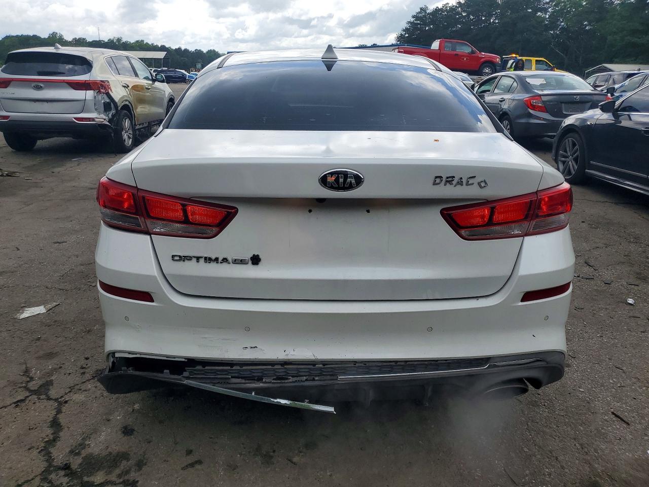 2019 Kia Optima VIN 5XXGT4L31KG369065 COPART salvage auction — Front End, St - Salvage Title, sold $3,000 on 2026-07-10 (photo 6)