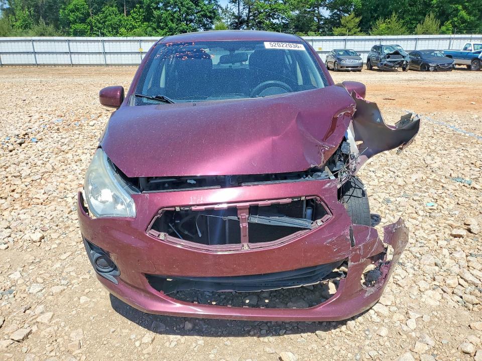 2017 Mitsubishi VIN ML32F3FJ7HH000280 COPART salvage auction — FRONT END, Nc - Salvage Certificate Of Title, sold $300 on 2026-07-27 (photo 5)