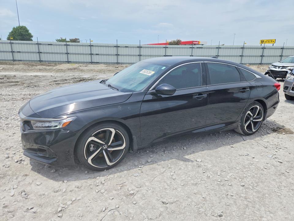 2022 Honda Accord VIN 1HGCV1F46NA054856 COPART salvage auction — SIDE, Il - Salvage Certificate, sold $10,500 on 2026-07-27 (photo 1)