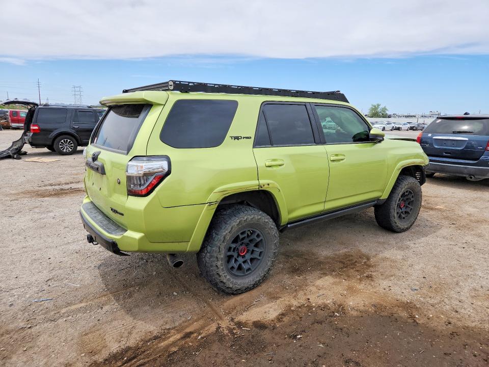 2022 Toyota 4runner VIN JTELU5JRXN6002785 COPART salvage auction — FRONT END, Az - Cert Of Title - Salvage, sold $18,300 on 2026-07-10 (photo 3)