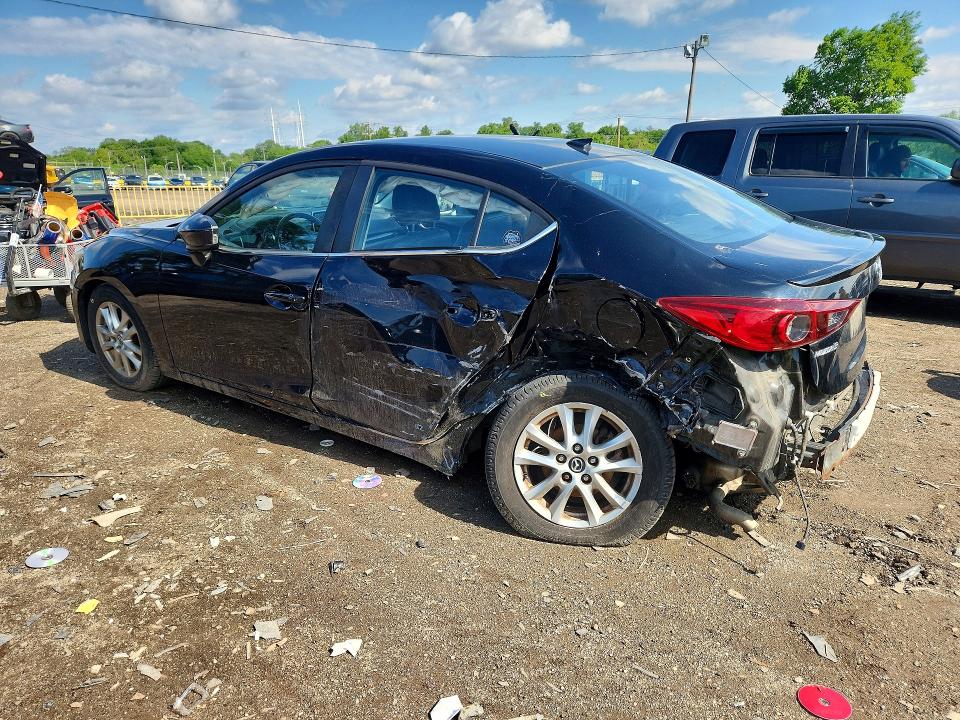 2014 Mazda VIN JM1BM1W79E1131839 COPART salvage auction — SIDE, Md - Cert Of Salvage > 75% Damage, sold $800 on 2026-07-09 (photo 2)