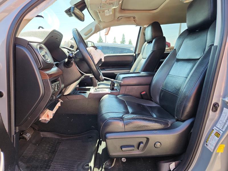 2021 Toyota Tundra VIN 5TFFY5F12MX289296 COPART salvage auction — FRONT END, Ca - Salvage Certificate, sold $12,600 on 2026-07-09 (photo 7)