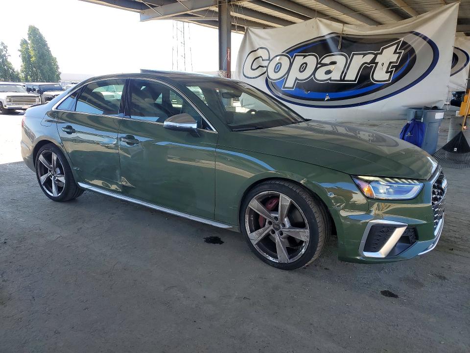 2024 Audi Rs4 VIN WAUB4AF40RA040211 COPART salvage auction — FRONT END, Ca - Salvage Certificate, sold $6,800 on 2026-07-21 (photo 4)