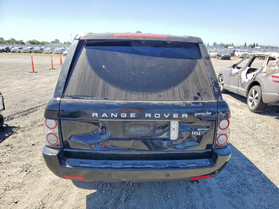 2011 Land rover RANGE ROVER VIN SALMF1D4XBA354830 COPART salvage auction — REAR END, CA - SALVAGE CERTIFICATE, sold $675 on 2026-07-23 (photo 6)