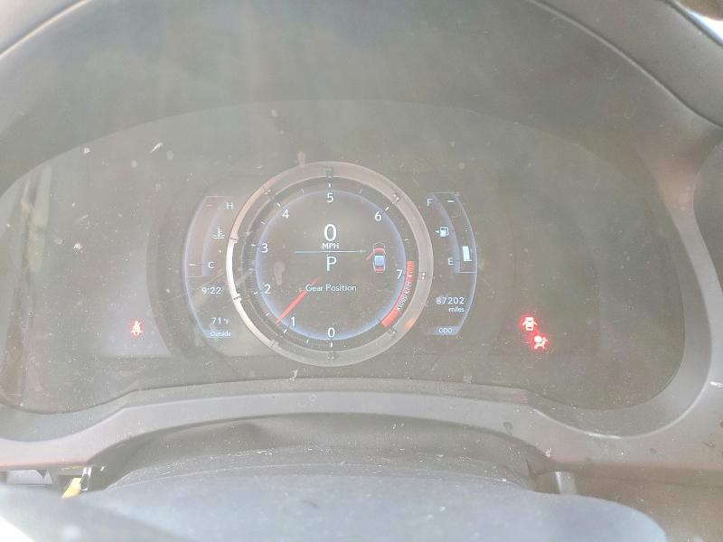 2019 Lexus VIN JTHSZ5BC6K5009907 COPART salvage auction — FRONT END, Md - Cert Of Salvage > 75% Damage, sold $5,700 on 2026-07-07 (photo 9)
