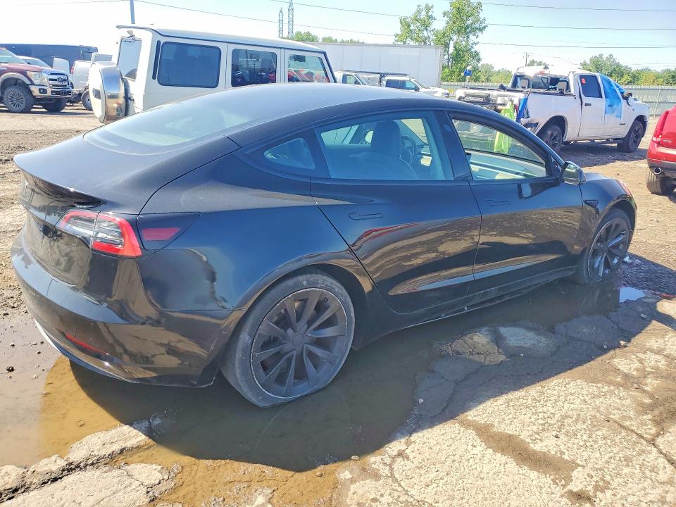 2022 Tesla Model 3 VIN 5YJ3E1EA1NF189868 COPART salvage auction — FRONT END, Mi - Certificate Of Title, sold $2,650 on 2026-07-24 (photo 3)