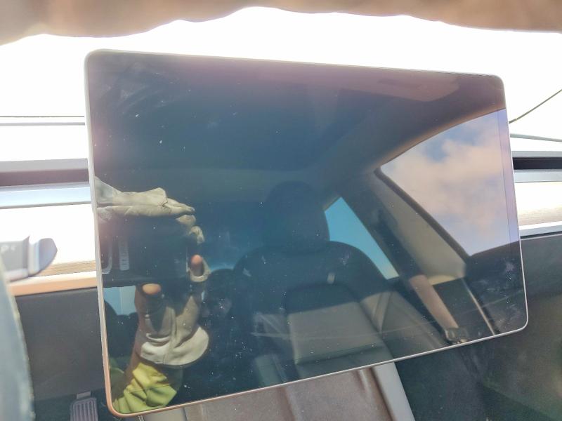 2023 Tesla VIN 5YJ3E1EA7PF672168 COPART salvage auction — FRONT END, Tx - Salvage Vehicle Title, sold $6,100 on 2026-07-07 (photo 9)