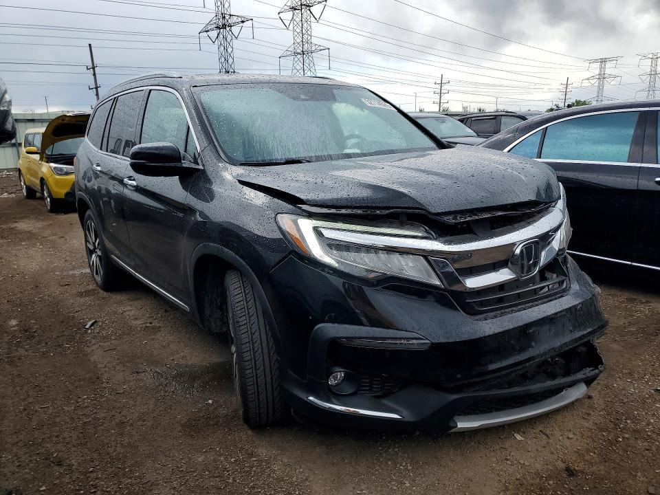 2021 Honda Pilot VIN 5FNYF6H66MB039244 COPART salvage auction — FRONT END, Wv - Salvage Certificate, sold $7,900 on 2026-07-09 (photo 4)