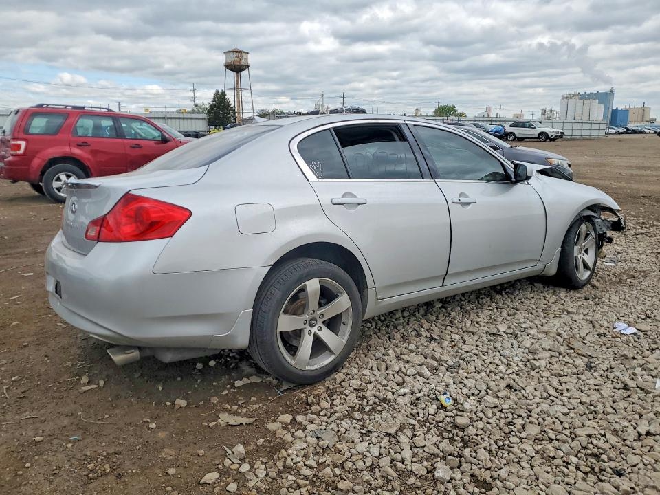 2011 Infiniti G VIN JN1DV6AR7BM650221 COPART salvage auction — FRONT END, Il - Salvage Certificate, sold $225 on 2026-07-10 (photo 3)