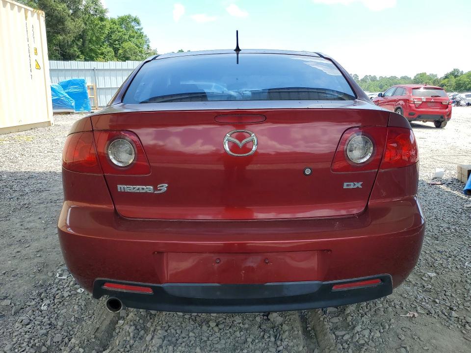 2006 Mazda 3 VIN JM1BK12F961535843 COPART salvage auction — SIDE, Sc - Cert Of Title-Salvage, sold $300 on 2026-07-09 (photo 6)