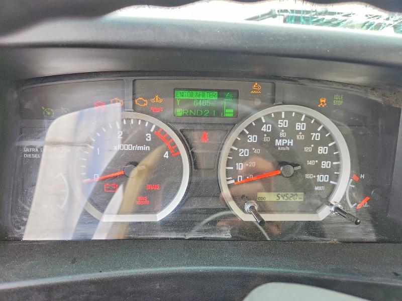 2024 Isuzu Npr VIN JALE5W167R7300621 COPART salvage auction — FRONT END, Co - Public - Salvage Title, sold $10,000 on 2026-07-29 (photo 9)