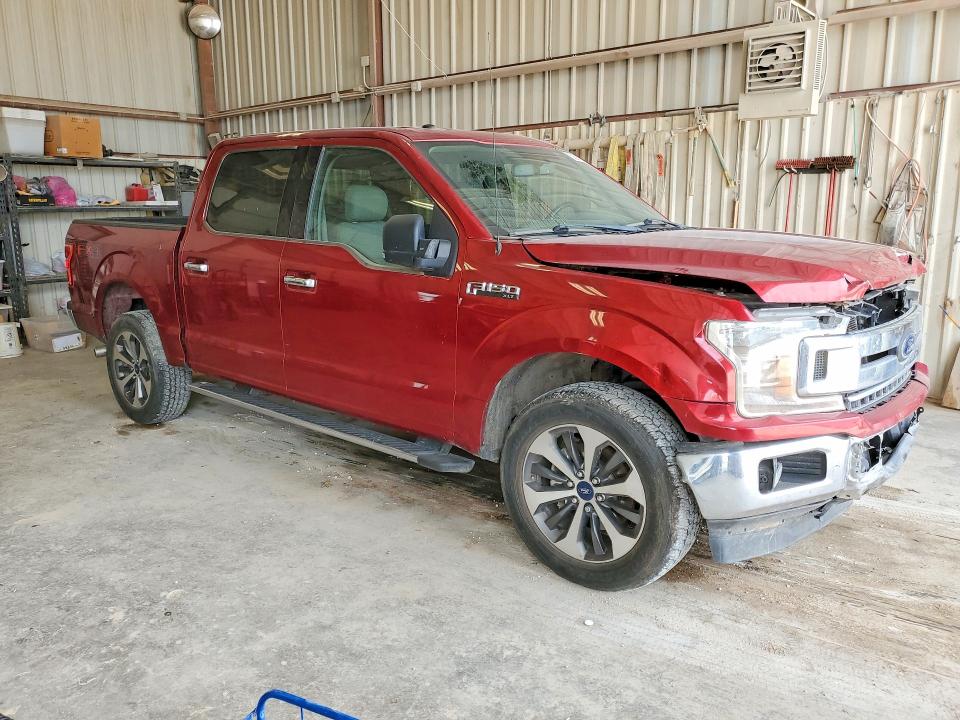 2018 Ford F-150 lightning VIN 1FTEW1EG5JKF74163 COPART salvage auction — FRONT END, TX - CERTIFICATE OF TITLE, sold $8,600 on 2026-07-27 (photo 4)